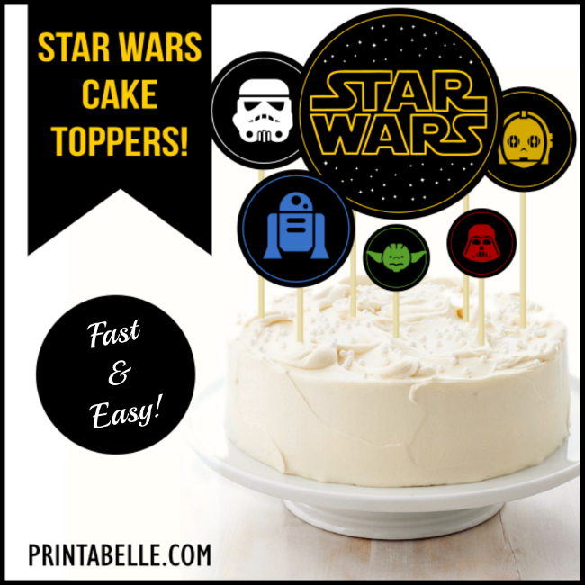 star wars cake toppers