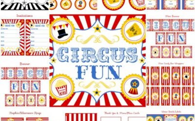 Circus Party Printables