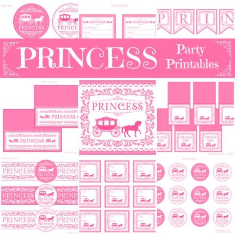 Princess Party Printables | Printabelle