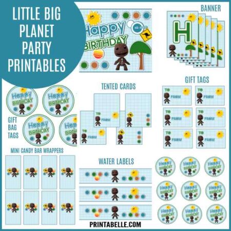 Little Big Planet Party Printable Items