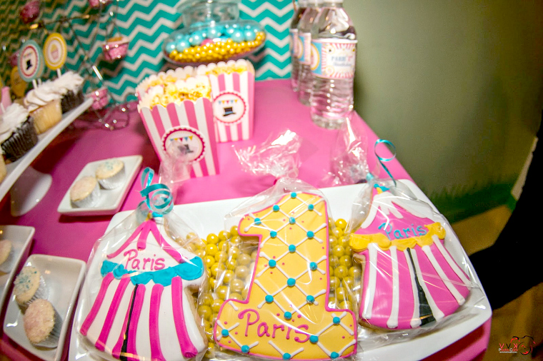 Teal and Pink Circus Party