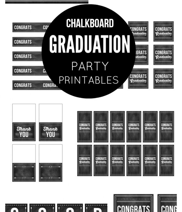 Graduation Chalkboard Printables