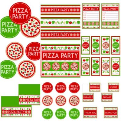 Pizza Party Printable Items