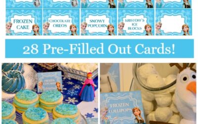Frozen Prefilled Party Food Cards & Bonus Signs!