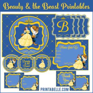 Beauty & the Beast Printables