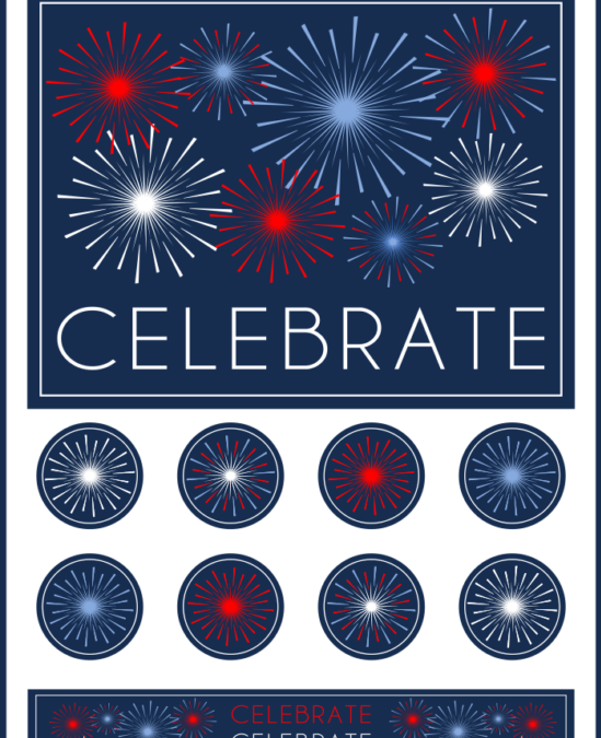 Free 4th of July Fireworks Party Printables