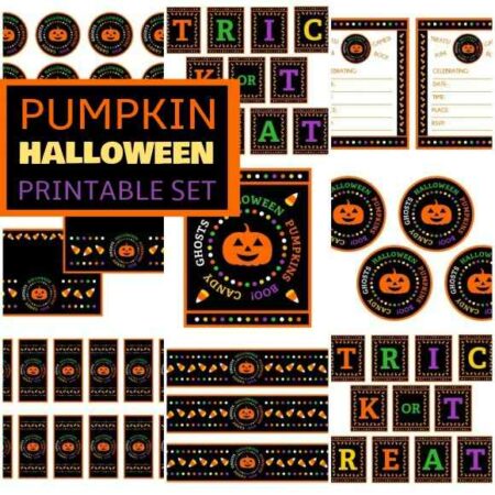 Halloween Candy Party Printable Set