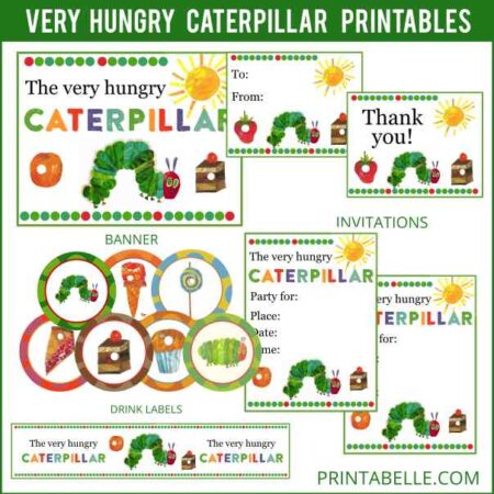 Very Hungry Caterpillar Printables