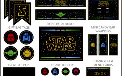 Star Wars Inspired Party Printables