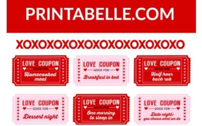 Printable Valentine’s Day Coupons