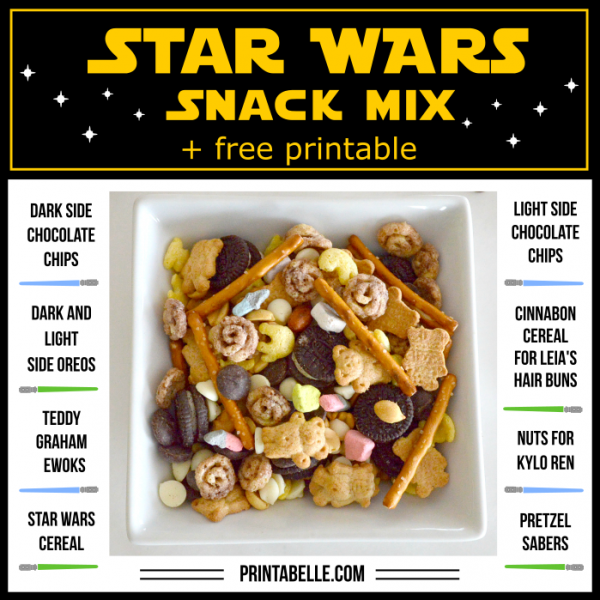 Star Wars Snack Mix (with Free Printable!)