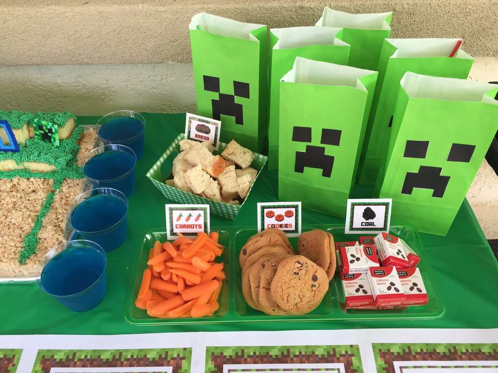Minecraft Birthday Party Ideas