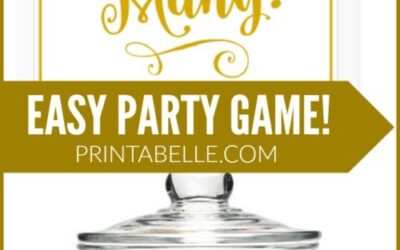 Easy Guessing Party Game Printable!