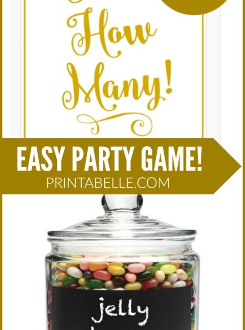 Easy Guessing Party Game Printable!
