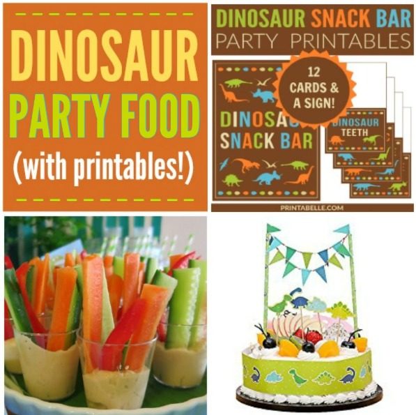 Dinosaur Party Snack Bar
