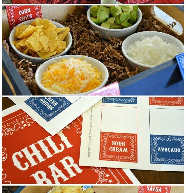 Chili Bar Sign and Topping Cards (plus, extras!)