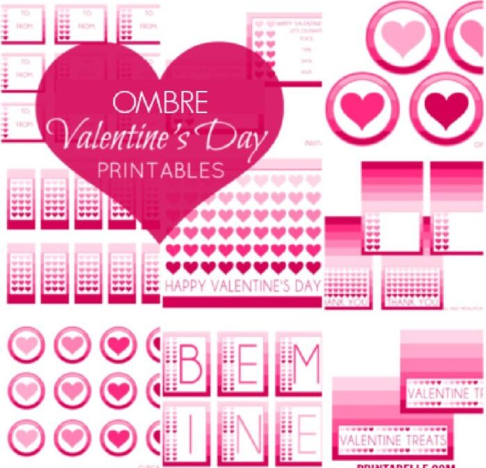 Printable Valentine’s Day Deluxe Party Set
