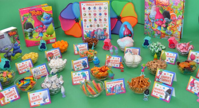 Trolls Party Snack Bar Printable Food Cards - Image 2