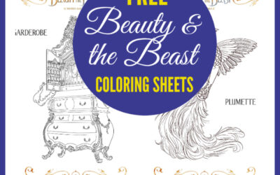 Free Beauty and the Beast Coloring Pages