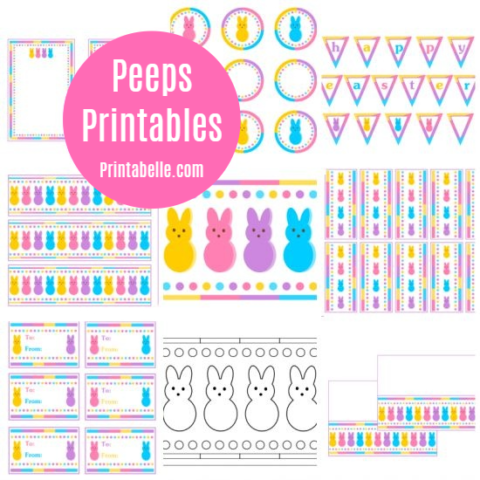 Peeps Party Printables | Printabelle