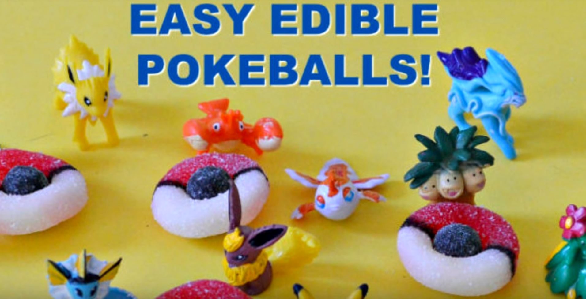 Edible Pokeball Candies
