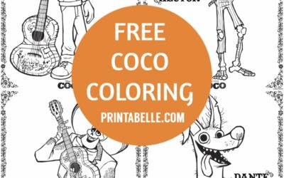 FREE Coco Coloring Pages
