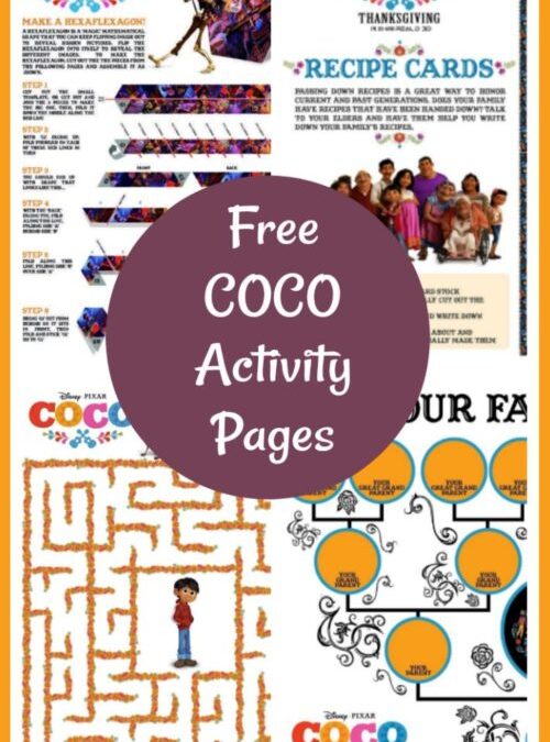 Free COCO Activity Pages