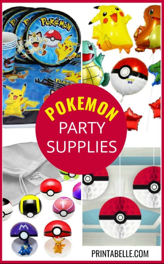 Pokemon Party Supplies