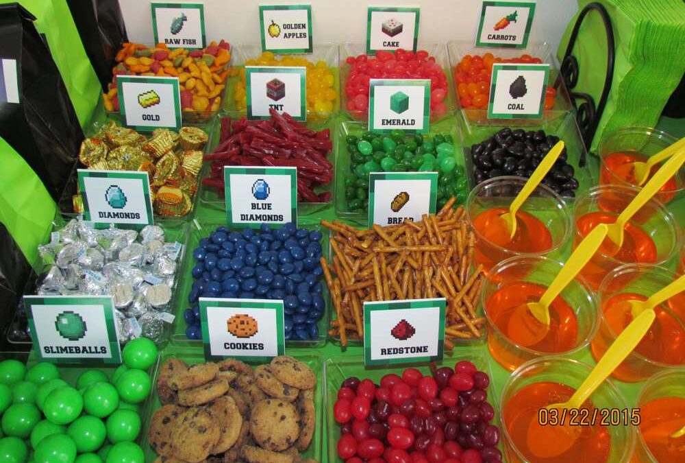 Minecraft Party Foods