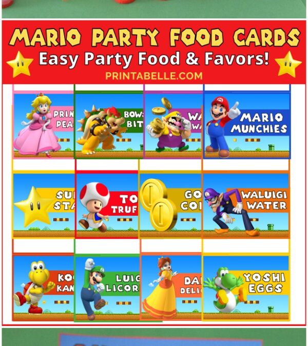 Super Mario Birthday Party Supplies