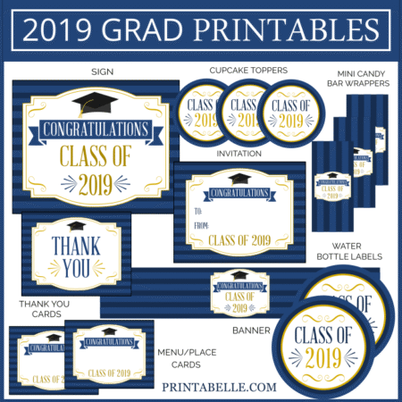 2019 Graduation Party Printables