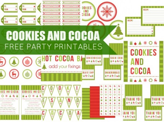 Free Cookies & Cocoa Party Set & More!