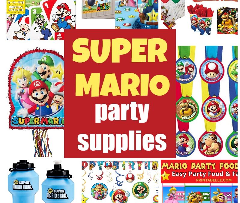 Super Mario Birthday Party Supplies