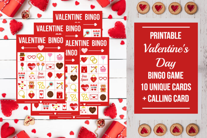 Valentine's Day Printable Bingo Game - Image 2