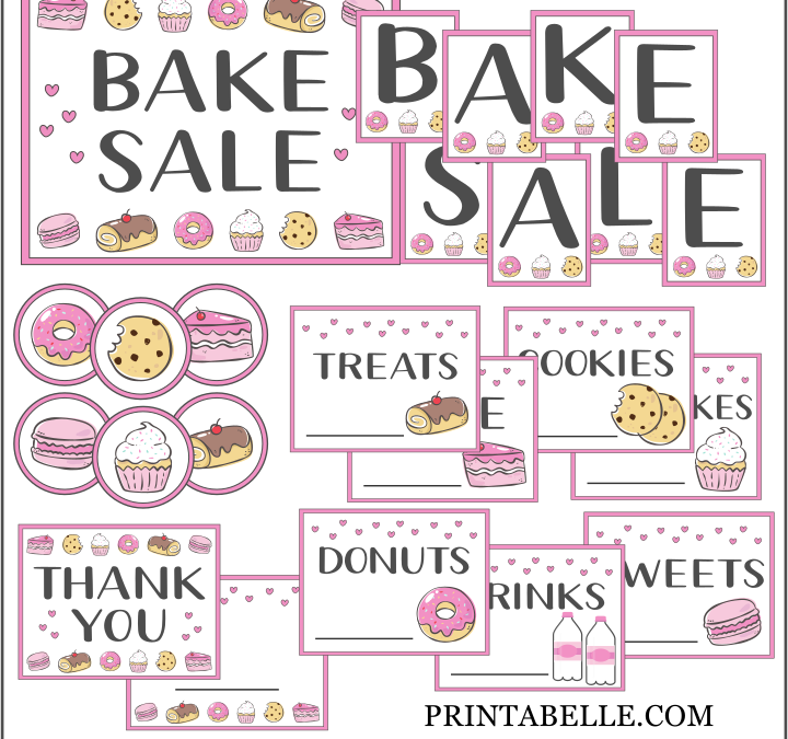 Bake Sale Printable Pack