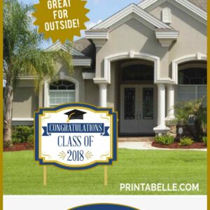 Graduation Sign or Backdrop Printable