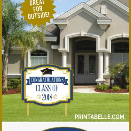 Graduation Sign or Backdrop Printable