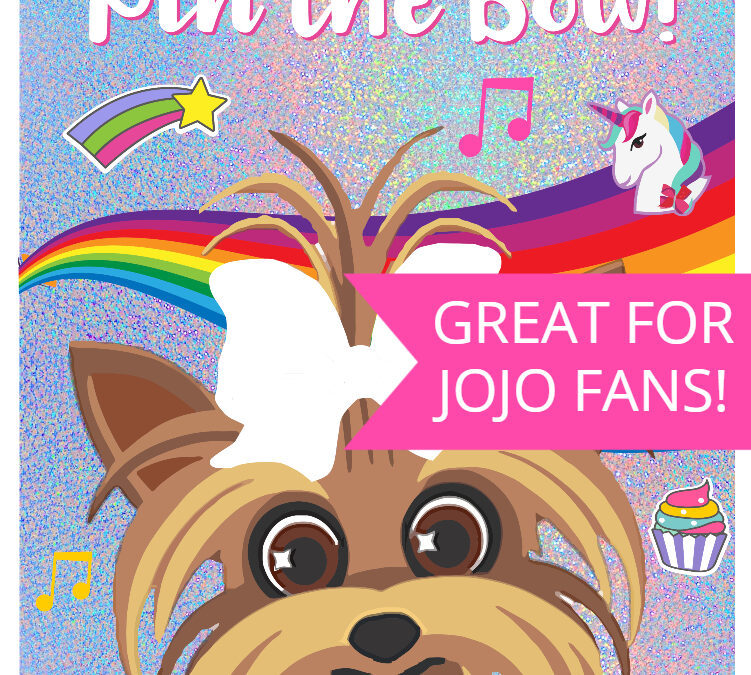Pin the Bow on BowBow! JoJo Siwa Party Game Printable