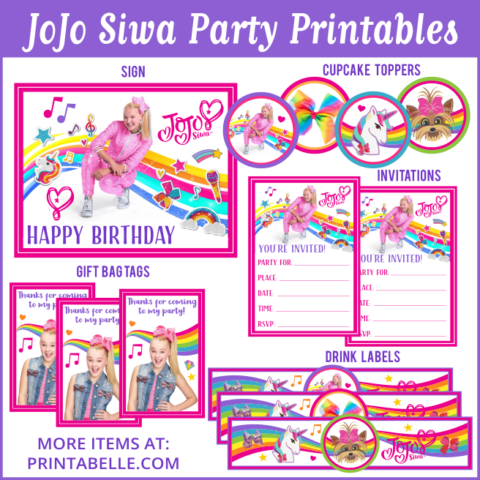 JoJo Siwa Party Printables | Printabelle