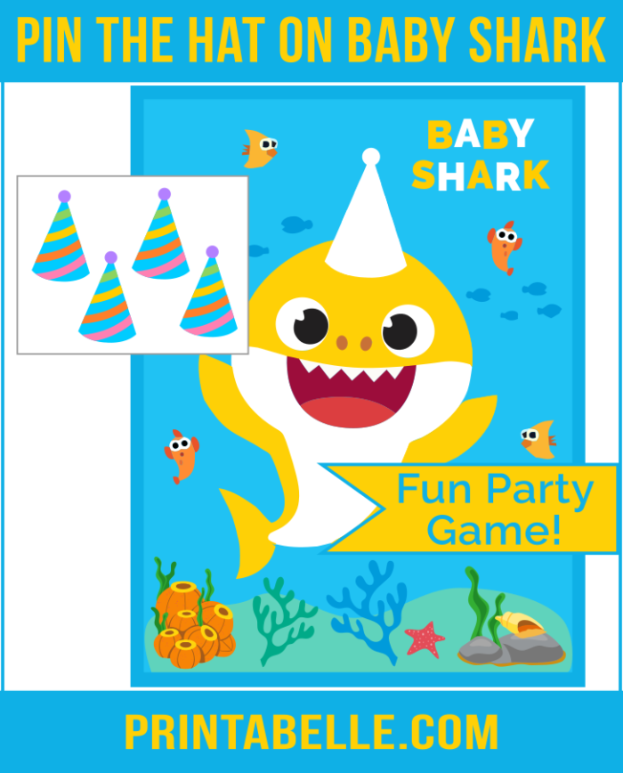 Baby Shark Printable Party Game