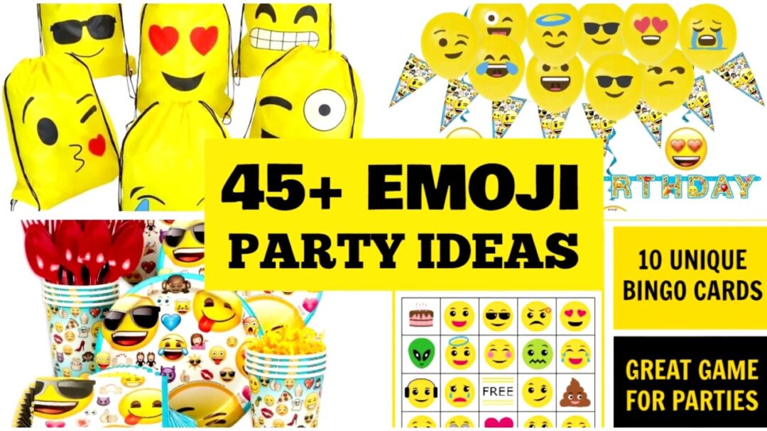 Emoji Party Ideas, Printables and Supplies!