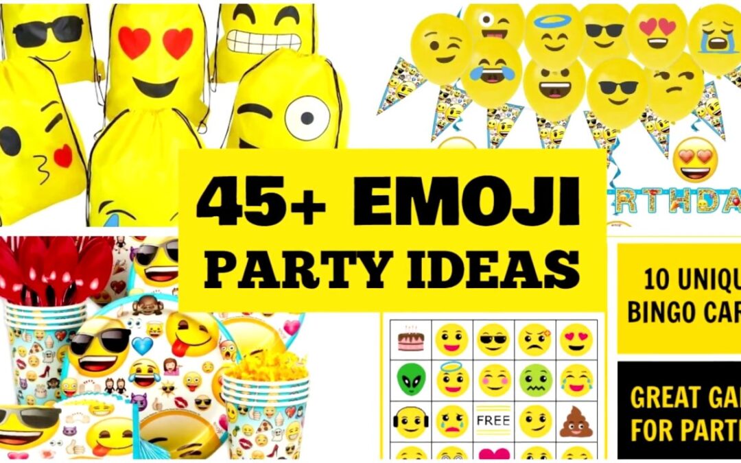 Emoji Party Ideas, Printables and Supplies!