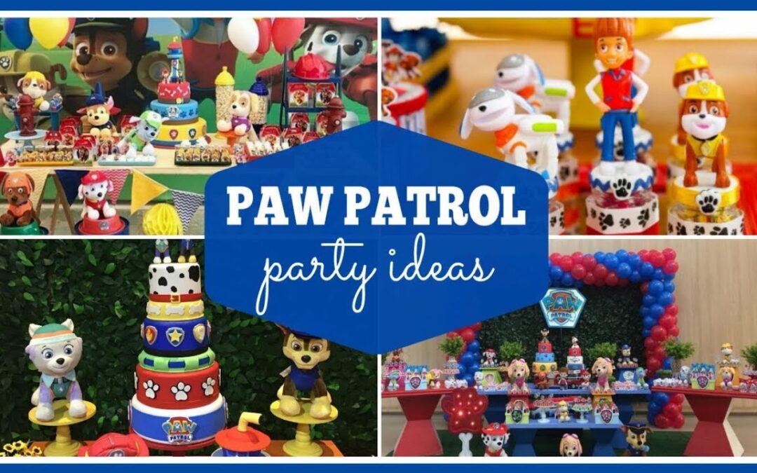 Paw Patrol Party Supplies and Ideas