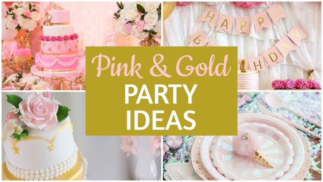 Pink & Gold Party Supplies