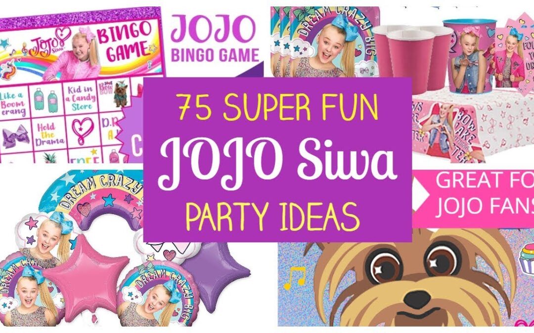 Super Fun JoJo Siwa Party Ideas – Supplies, Printables, Games!