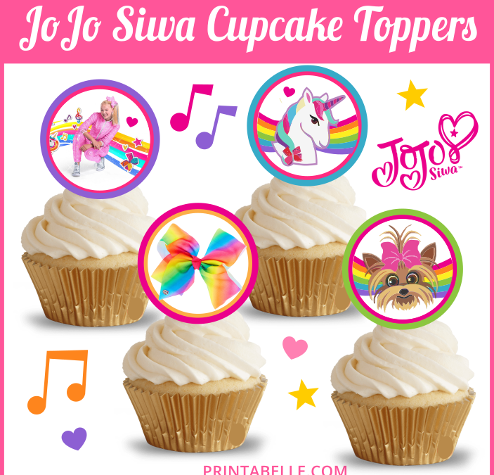 JoJo Siwa Cupcake Toppers