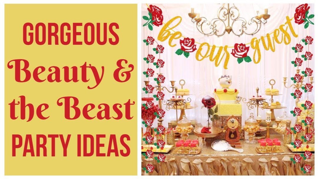 Beauty & the Beast Party Printables and Ideas