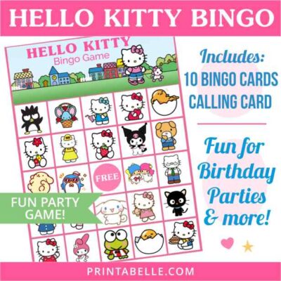 Hello Kitty Bingo Game