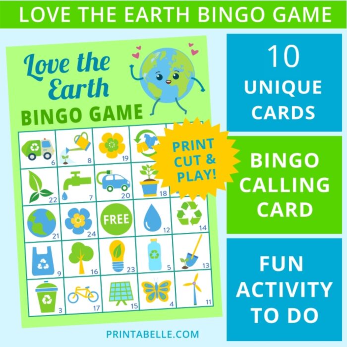 Earth Day Bingo Game (PDF)