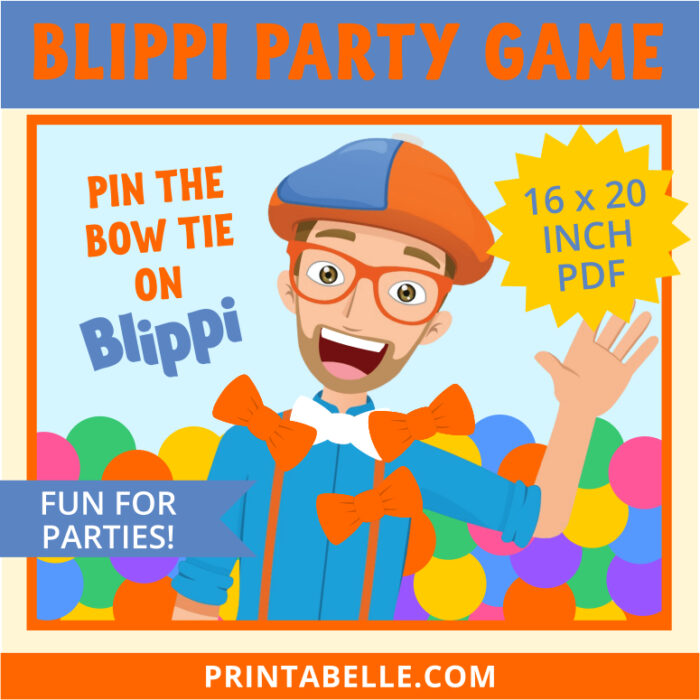 Pin the Bow Tie on Blippi Game